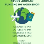 Study Abroad Funding 101 Workshop on December 10, 2025